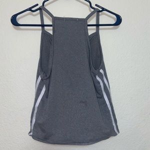 Sporty Grey Crop Top